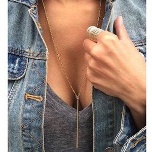 Long Bar Necklace